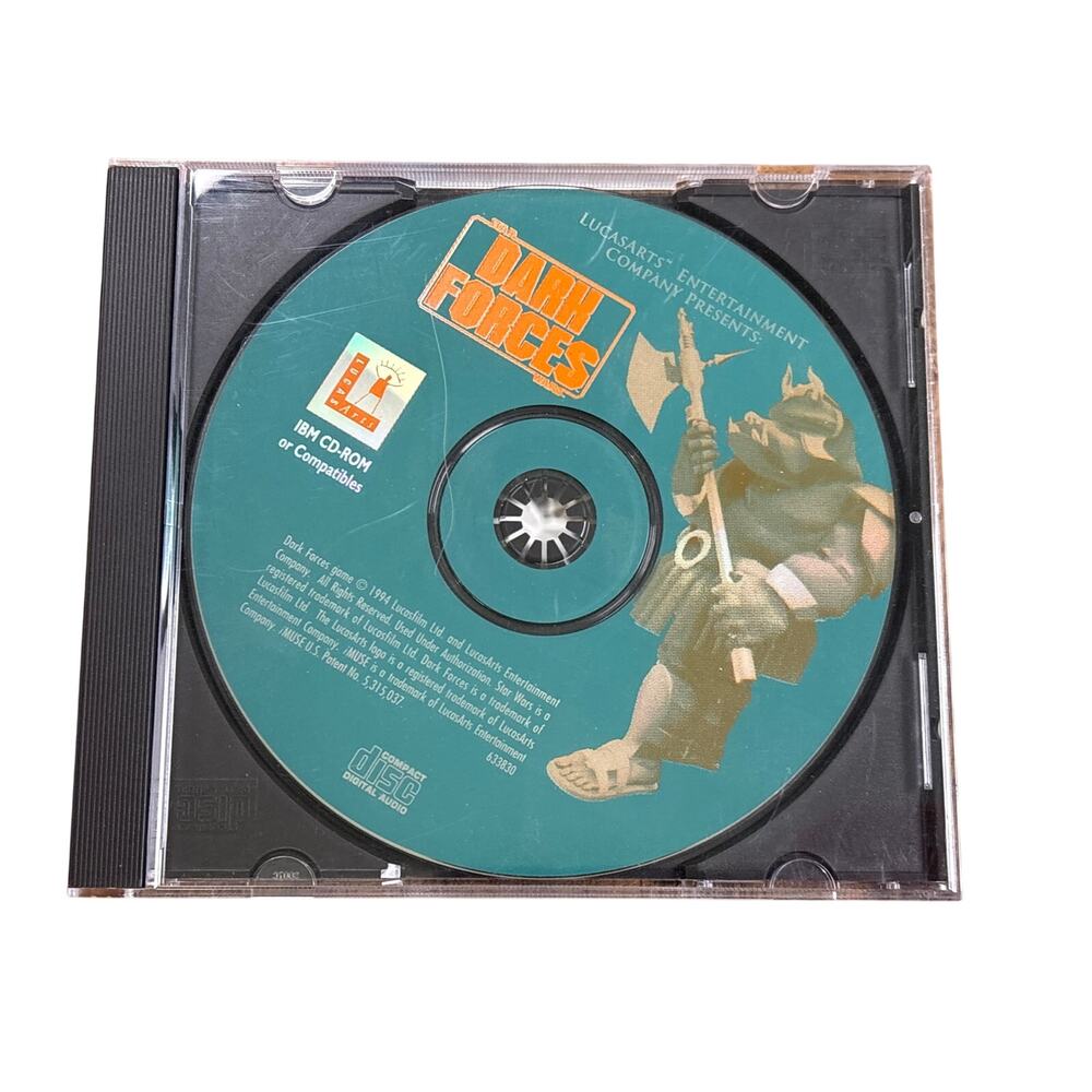 Star Wars Dark Forces Lucas Arts 1994 CD Rom PC Game no manual